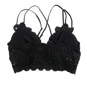 Wishlist Women's Black Lace Double Strap Padded Bralette